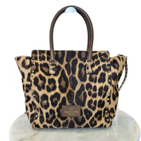 VALENTINO - Rockstud Leopard Tote / Shoulder Bag