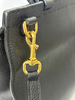 GUCCI - Black Marmont Top Handle Shoulder Bag