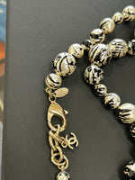 CHANEL - Pearl CC Graffiti Long Necklace