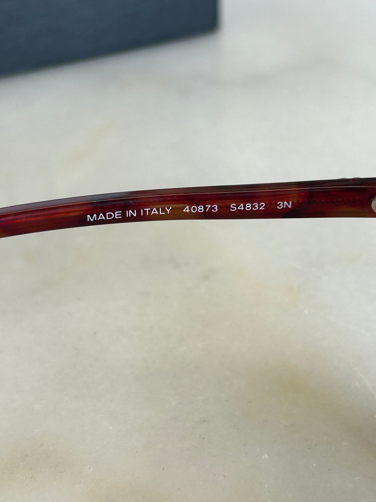 CHANEL - Red Tortoiseshell Sunglasses