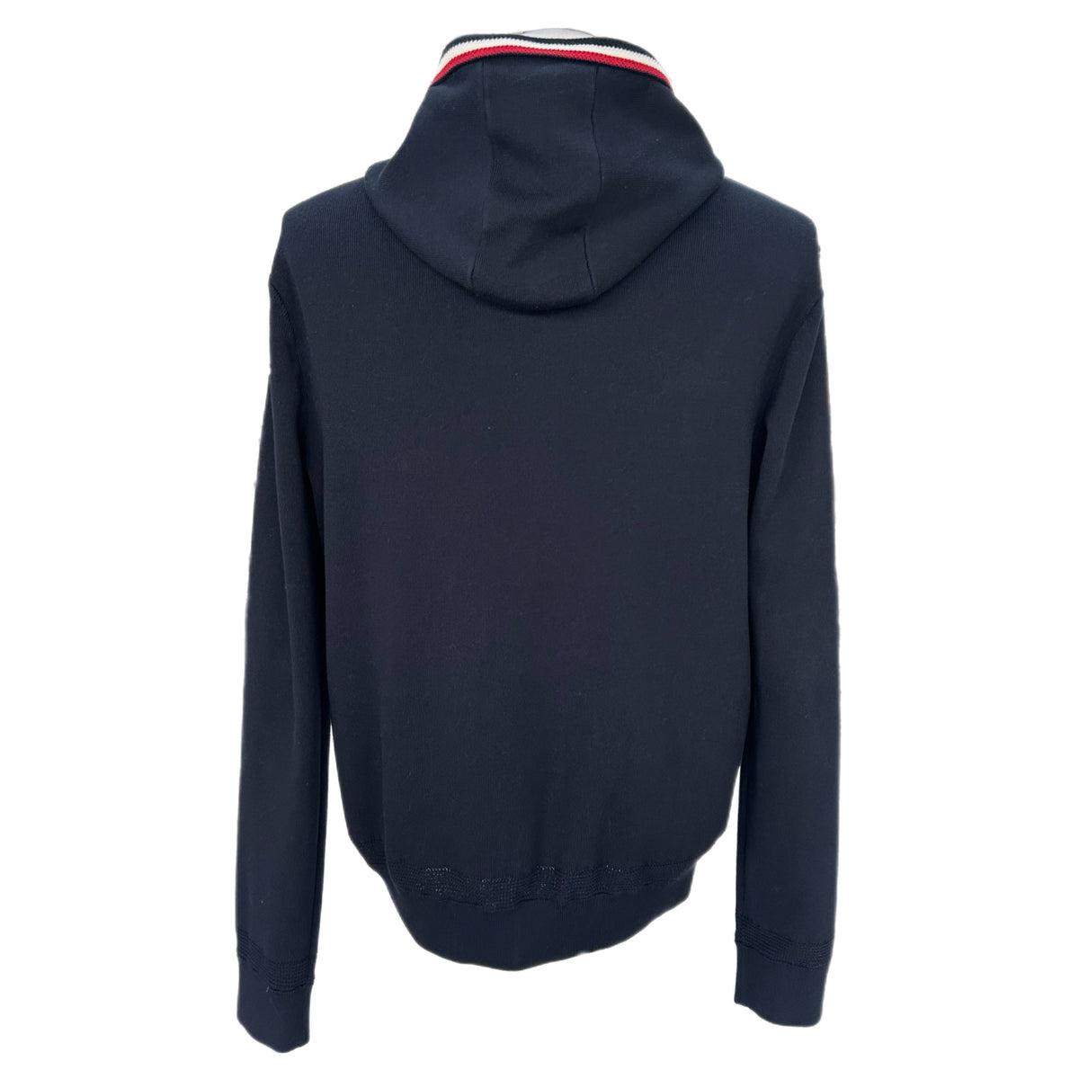 MONCLER - Maglia Tricot Hooded Navy Cardigan Sz XL