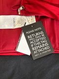 ALEXANDER McQUEEN - Red Silk Bustier Sz 44