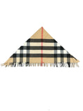 BURBERRY - Triangle Check Scarf