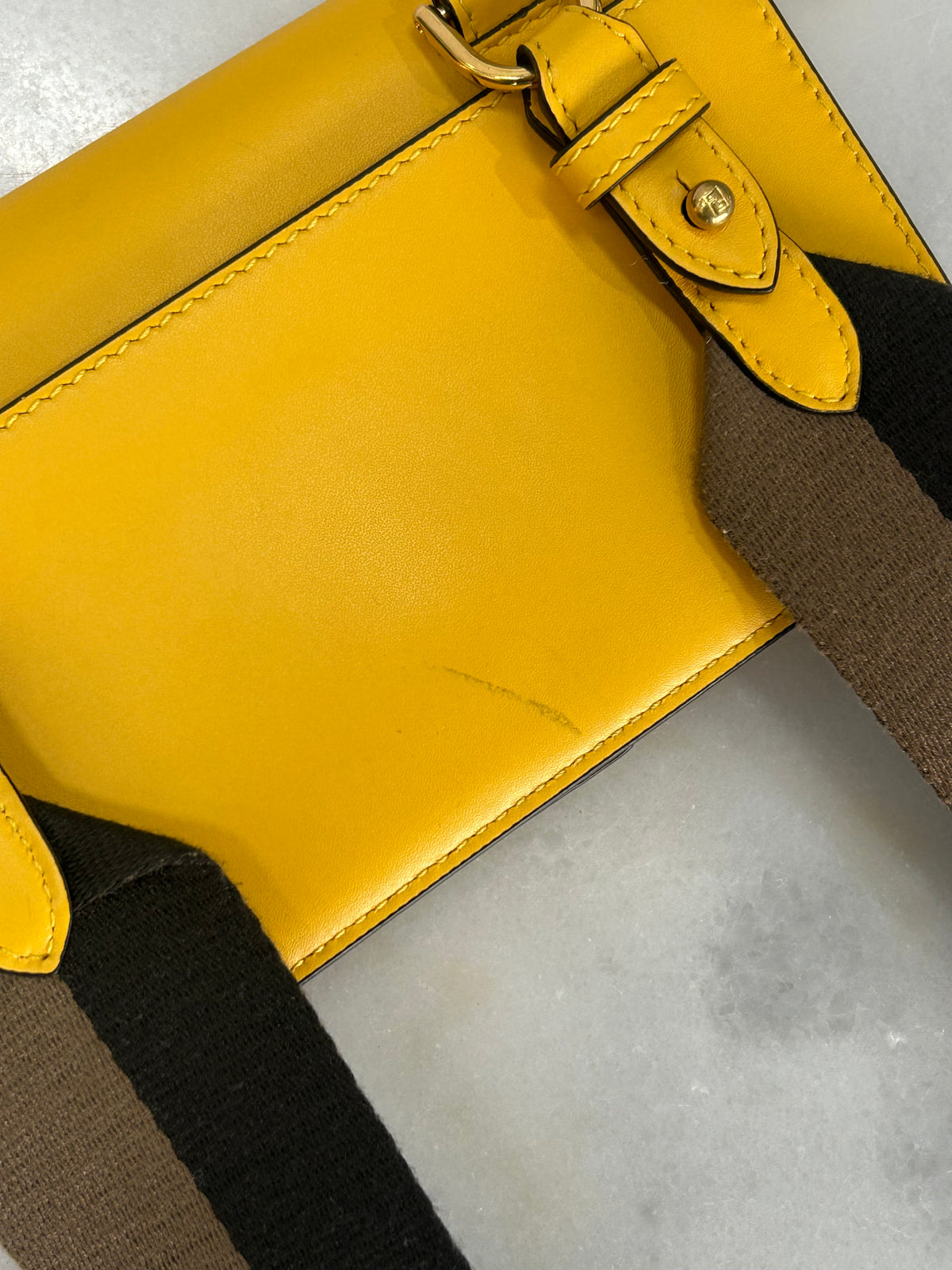 FENDI - Smooth Leather Baguette Mini Bag