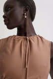 SCANLAN THEODORE - Cotton Sateen Almond Cargo Dress Sz 6