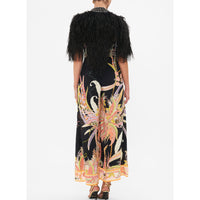 CAMILLA - Lady Of The Moon Feather Beaded Gilet Sz S