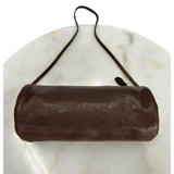 MIU MIU - Nappa Brown Leather Pouch Bag
