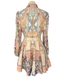 ZIMMERMANN - Kaleidoscope Buttoned Mini Dress Sz 3