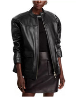 ANINE BING - Henry Black Leather Jacket Sz XS Relaxed Fit