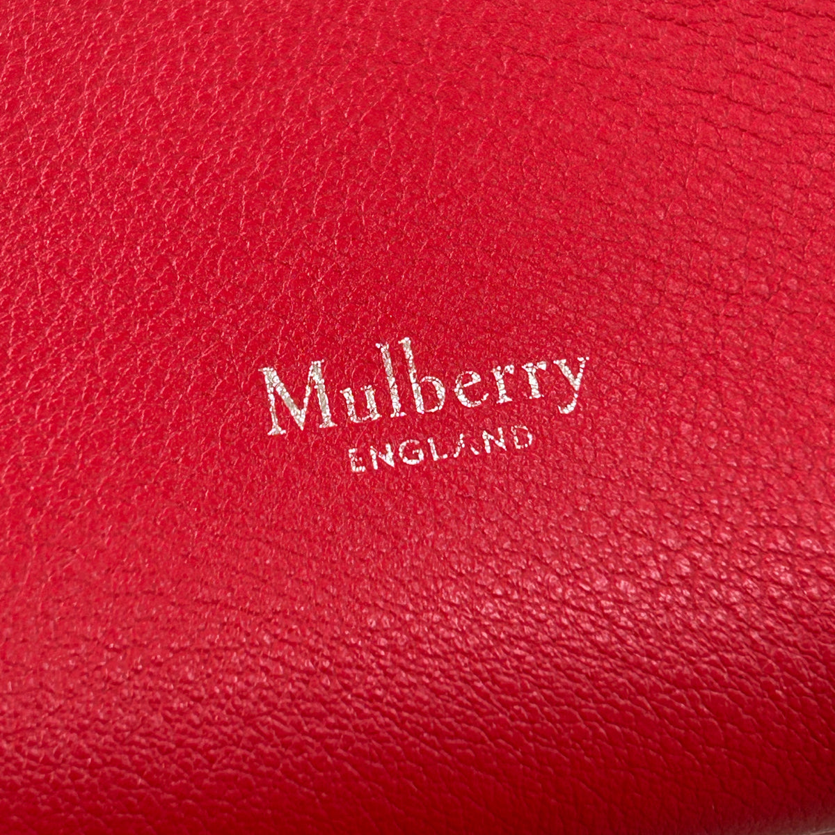 MULBERRY - M Zipped Red Leather Shoulder Bag