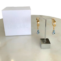 VALENTINO - Blue Single Drop Earrings