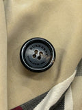 BURBERRY - Classic Beige A-Line Trench Coat Sz 36