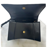 BALENCIAGA - Hourglass Small Black Handbag
