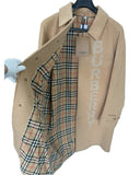 BURBERRY - Men’s Camden Mid-Length Wool/Cashmere Coat Sz 50