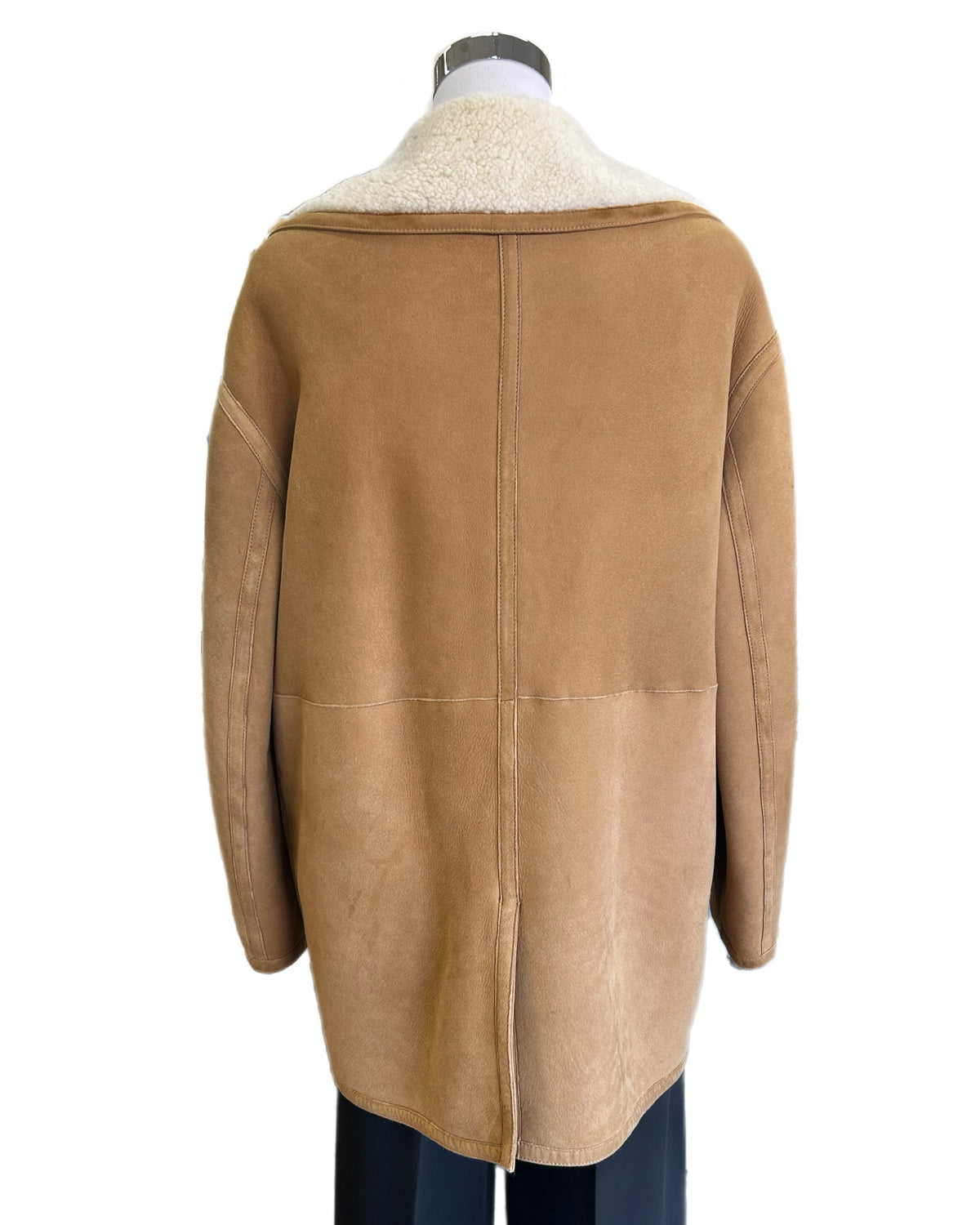 DIOR - Lamb Shearling Reversible Coat Sz IT 44
