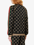 GUCCI - Monogram Side-Stripe Jacket Sz XL