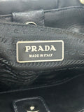 PRADA - Black Nappa Leather Top Handle Bag