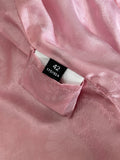 VERSACE - Double-Breasted Bouclé Tweed Jacket in Pink Sz IT 42