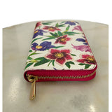 SALVATORE FERRAGAMO - Leather St.Bouquet Zip-around Wallet