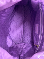 CHANEL 22 Handbag in Purple Leather - Medium
