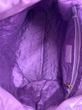 CHANEL 22 Handbag in Purple Leather - Medium