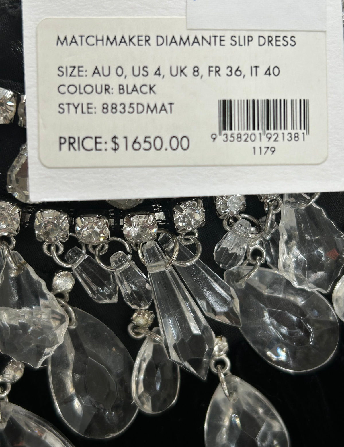 ZIMMERMANN - Matchmaker Diamanté Slip Dress Sz 0 / Suit AUS 8-10