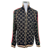 GUCCI - Monogram Side-Stripe Jacket Sz XL