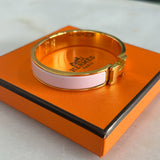 HERMÈS - Clic H Bracelet Rose Candeur GM