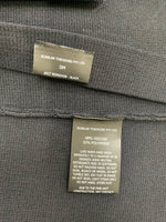 SCANLAN THEODORE - Black  Milano Crepe Knit Belted Coat - Sz S/M