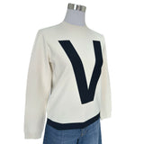 VALENTINO - V Logo Knit Jumper Sz M