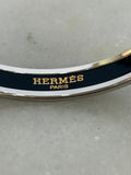 HERMES - Clous en Trompe L'Oeil Enamel Slim Bangle
