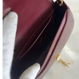 SAINT LAURENT - Mini Voltaire Shoulder Bag - Rouge Cabernet