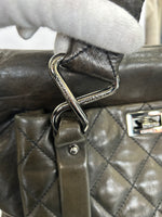 CHANEL - 8 Knots Leather Tote in Deep Olive