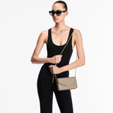 LOUIS VUITTON - Pochette Félicie Tourterelle Empreinte Leather