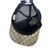 GUCCI - GG Monogram Bee Cap Sz L