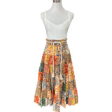 ZIMMERMANN - Junie Tiered Midi Skirt Sz 1