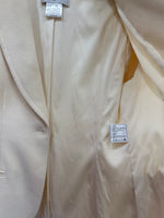 CHANEL - Cream Wool Blazer Sz FR 40
