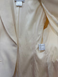 CHANEL - Cream Wool Blazer Sz FR 40