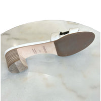 HERMÈS - Oasis Sandal in Blanc Sz 38.5