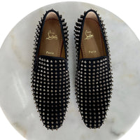CHRISTIAN LOUBOUTIN - Dandelion Spike Black Loafers Men’s 42 EU