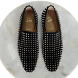 CHRISTIAN LOUBOUTIN - Dandelion Spike Black Loafers Men’s 42 EU