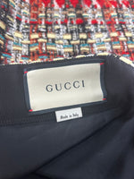 GUCCI - Multicoloured Tweed Skirt Sz 40