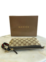 GUCCI - GG Canvas Wristlet Pochette Bag