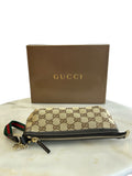 GUCCI - GG Canvas Wristlet Pochette Bag