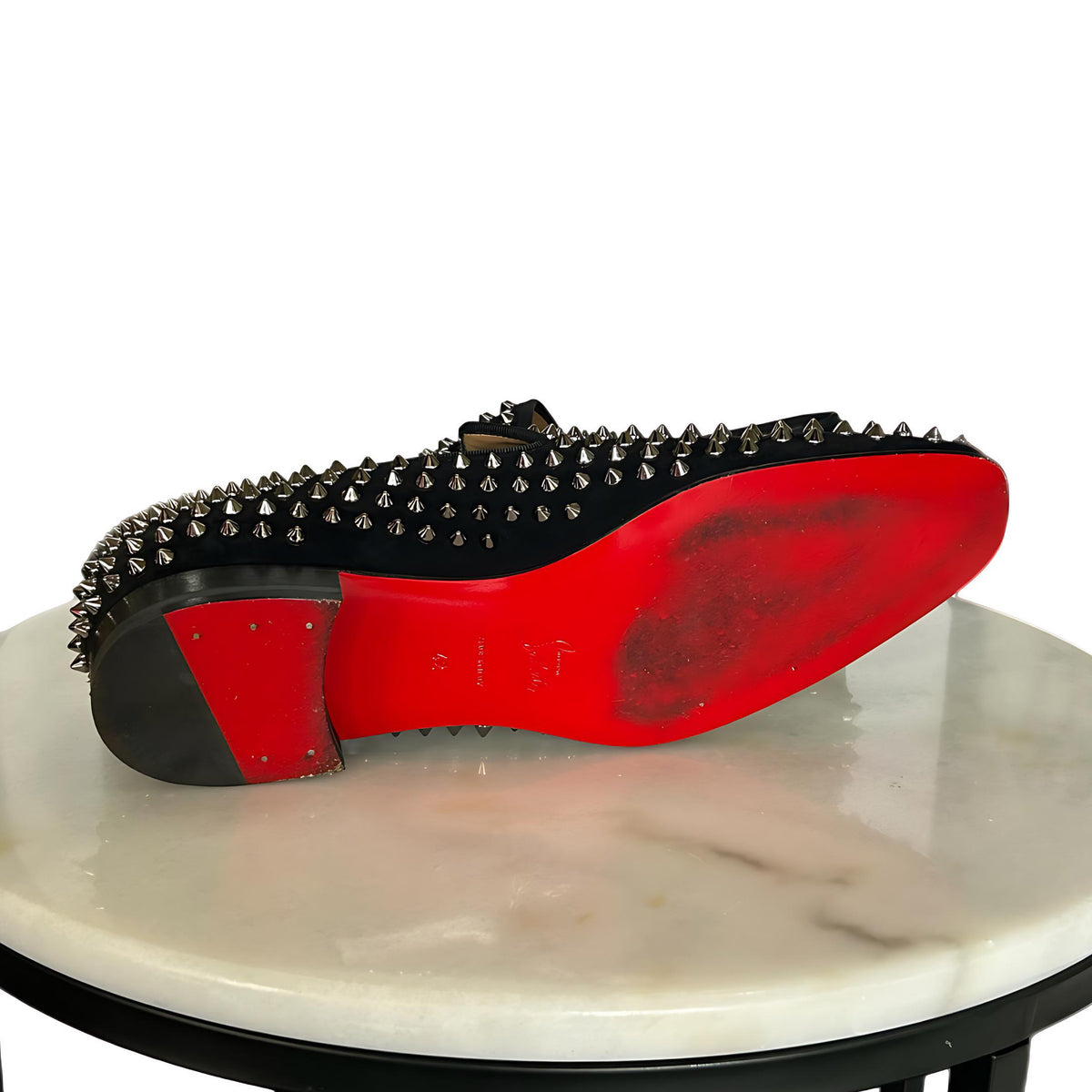 CHRISTIAN LOUBOUTIN - Dandelion Spike Black Loafers Men’s 42 EU