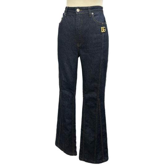 DOLCE & GABBANA - High-Rise Flared Jeans Sz 46