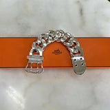 HERMES - Boucle Sellier AG 925 Silver Chain Bracelet