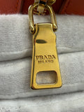 PRADA - Saffiano Orange Vernis Dome Bag