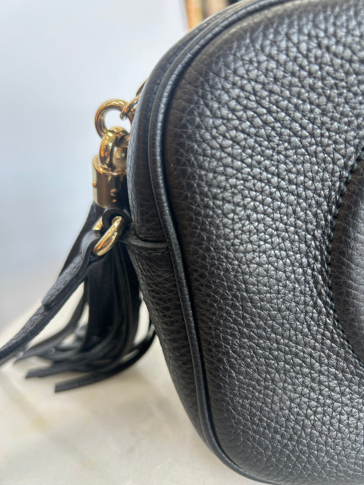 GUCCI - Black Soho Disco Bag