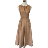 SCANLAN THEODORE - Cotton Sateen Almond Cargo Dress Sz 6